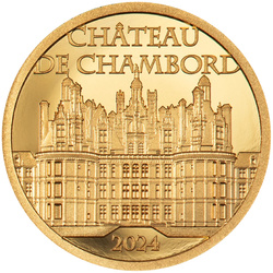 Islas Cook: Château de Chambord 0.5 gramos Oro 2024 Proof