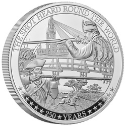 The Battle of Independence 5 oz Silber 2025 Proof 