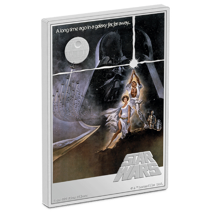 Niue: Star Wars - A New Hope coloured 5 oz Silver 2023 Proof
