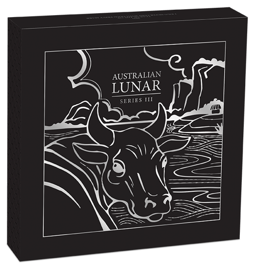 Lunar III: A Bika éve 1000 gramm ezüst 2021 Arany Privy Mark