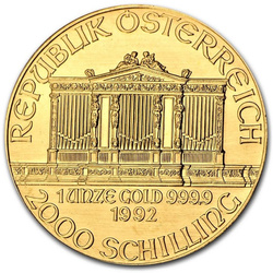 Wiedeński Filharmonik 1 uncja Złota 1992