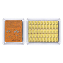 Lingot d'or 50 x 1 g Valcambi CombiBar