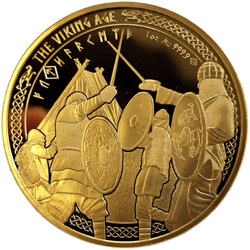 Camerún: La Era Vikinga - Justicia 1 oz Oro 2023