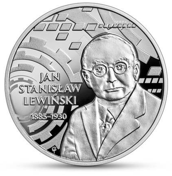 Nagy lengyel közgazdászok: Stanisław Lewiński 10 zł ezüst 2022 Proof