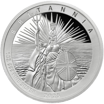 Britannia 1 uncia ezüst 2025 Proof