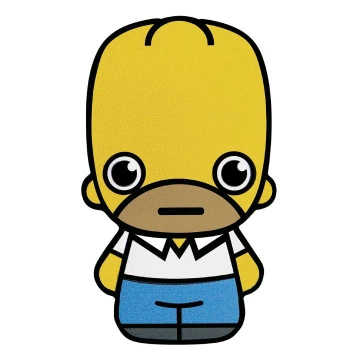 Tuvalu: Homer Simpson színes 1 uncia ezüst 2022 vert miniatűr érme