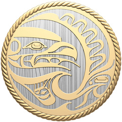 Kanada: A vadász aranyozott 30 dollár ezüst 2024 Reverse Proof