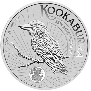 Kookaburra 1 uncia ezüst 2025