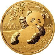 Kínai panda 30 gramm arany 2020
