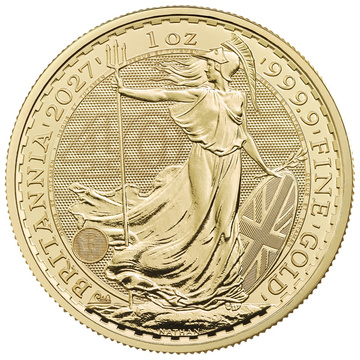Britannia 1 unciás aranyérme 2027