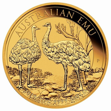 Ausztrál emu 1 uncia arany 2019