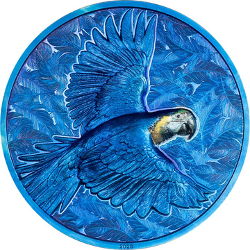 Ezüstérme Spectrum – Parrot színezett 1 uncia Ezüst 2026 Proof
