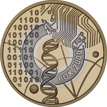2000-es év – Az ezredforduló, 200 zł, arany, proof