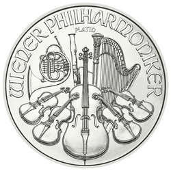 Bécsi Filharmonikusok 1 uncia Platina különböző évjáratok