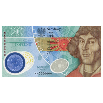 NBP bankjegy „Nicolaus Copernicus” 20 złoty 2023