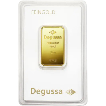 Aranyrúd Degussa 20 g Arany