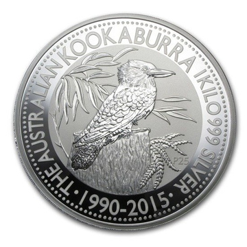 Kookaburra 1000 gramm ezüst 2015