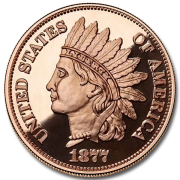 Indian Head Cent 1 uncia réz