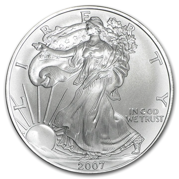 Amerikai Sas 1 uncia ezüst 2007