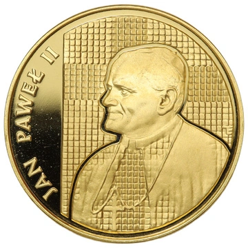 Aranyérme II. János Pál 10 00 Zloty 1 uncia Arany 1989 Proof