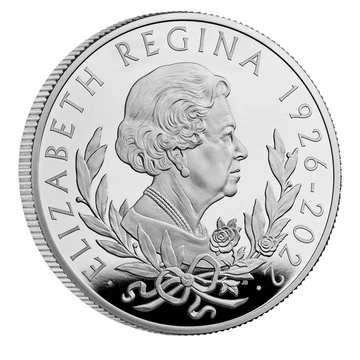 II. Erzsébet királynő 10 font 10 uncia ezüst 2022 Proof