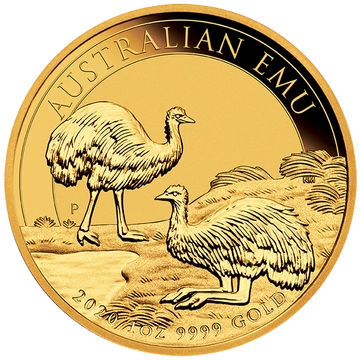 Ausztrál emu 1 uncia arany 2020