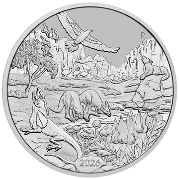 Platina érme Perth Mint: The Outback 1 uncia Platina 2026