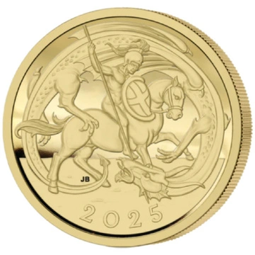 Aranyérme George and the Dragon Half Sovereign 2025 Proof