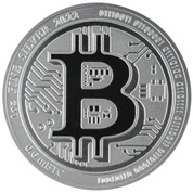 Niue: Bitcoin (II. Erzsébet királynő) 1 uncia ezüst 2022