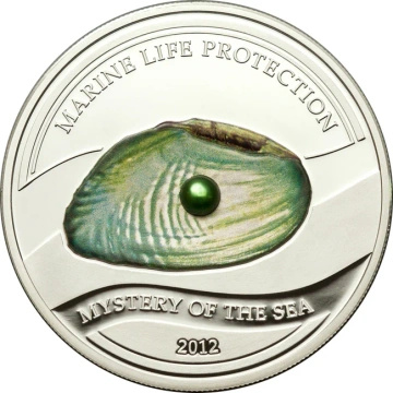 Moneta d’Argento Palau Segreti del Mare 5 Dollari Argento 2012
