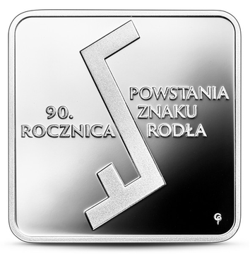 90° anniversario del simbolo Rodła 10 zł d'argento 2022 Proof