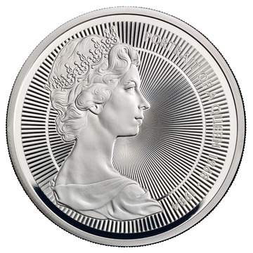 Ritratti della Regina Elisabetta II - Effigie Arnold Machin £5 Argento 2026 Proof Piedfort