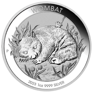 Wombat australiano 1 oncia d'argento 2023