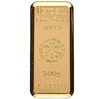 Lingotto d'oro da 500 grammi
