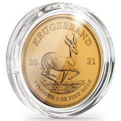 Leuchtturm - Capsula in plastica Krugerrand 1 oncia d'oro Ultra Perfect Fit 10 pezzi