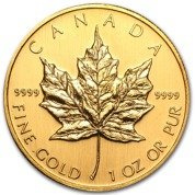 Foglia d'acero canadese 1 oncia d'oro 2002