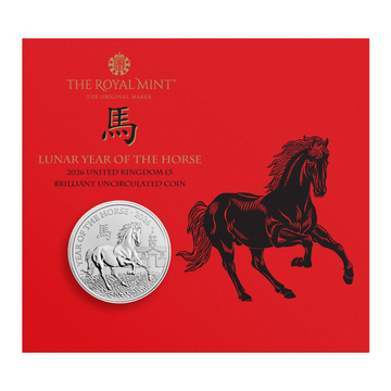 Royal Mint Lunar: Anno del Cavallo Rame-nichel 2026