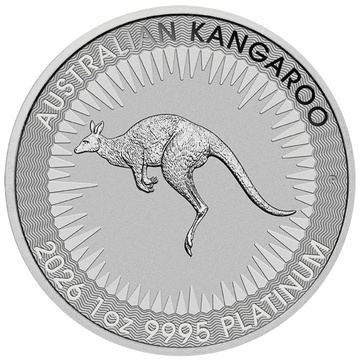 Canguro australiano 1 oncia di platino 2026