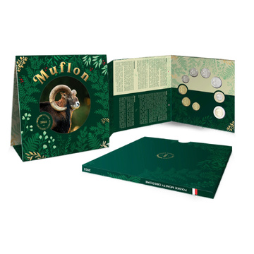 Monete circolanti polacche “Muflon” - set di monete da 1 gr - 5 zł 2022