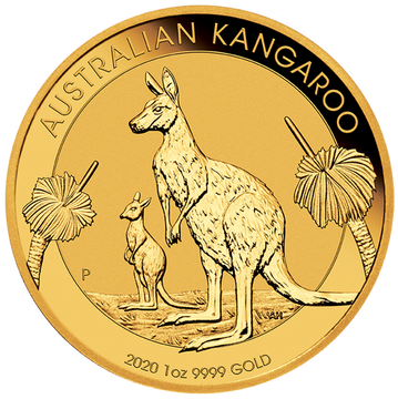 Canguro australiano 1 oncia d'oro 2020