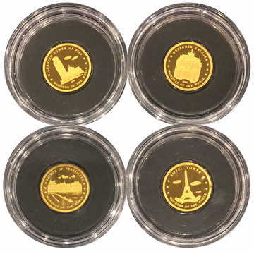 Moneta d’oro scelta casualmente 1 g d’oro Au 999 Proof (certificato)