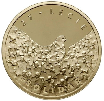 25° anniversario del sindacato NSZZ “Solidarność” 200 zł 2005 Proof