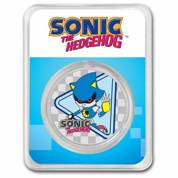 Niue: Sonic The Hedgehog - Metal Sonic colorato 1 oncia d'argento 2022 Slab