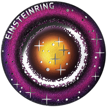 The Beauty of the Universe - Einstein Anello colorato 20 Euro Argento 2025 Proof