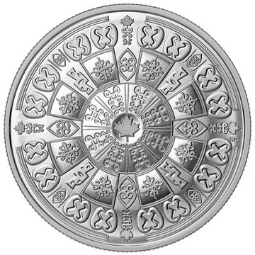 Canada: Commemorazione della storia nera – simboli Adinkra, 1 oncia d’argento, 2026, Proof