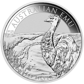 Emu australiano 1 oncia d'argento 2024