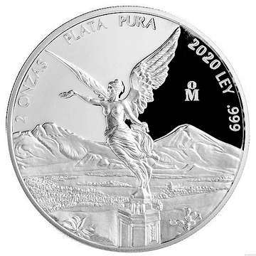 Mexican Libertad 2 once d'argento 2020 Proof
