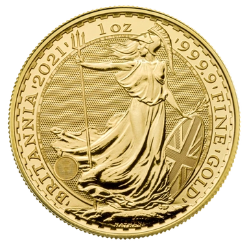 Britannia 1 oncia d'oro 2021