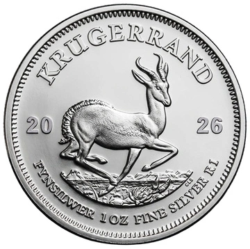 Krugerrand 1 oncia d'argento 2026