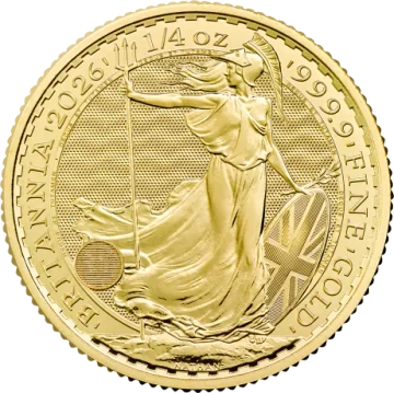 Britannia 1/4 oncia d'oro 2026